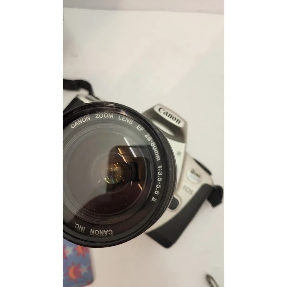Canon EOS Rebel 2000 35mm Film SLR Camera EF 28-80mm Lens Tested Working Case